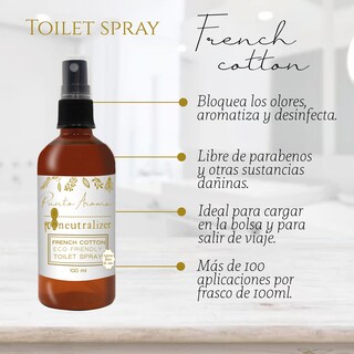 Foto 2 | Spray para Antes de Ir al Baño Poo Neutralizer - Punto Aroma - 100 ml - Fresh Cotton