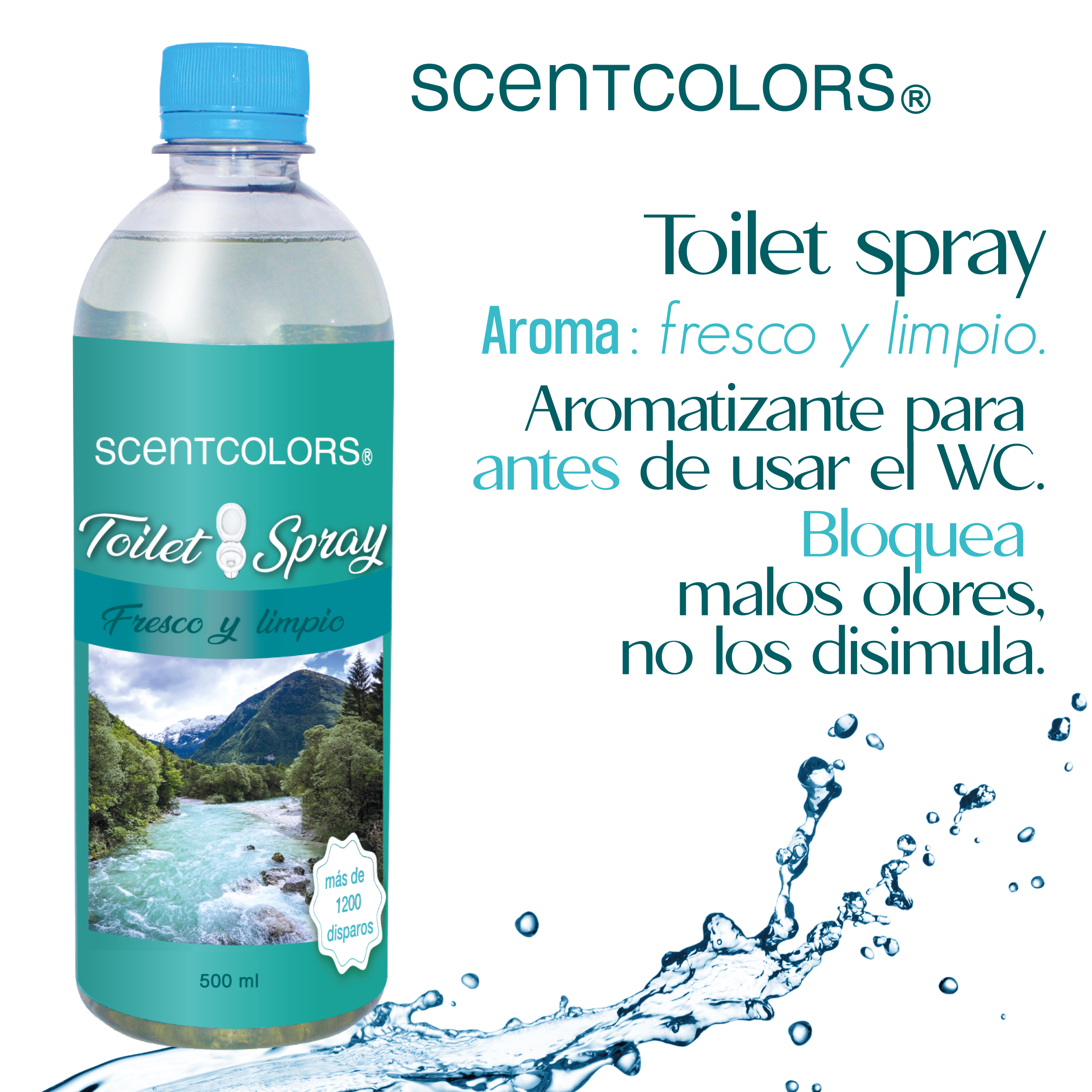 Foto 3 pulgar | Toilet Spray para Antes de Ir Al Baño - Aromatizante para WC 500 ml