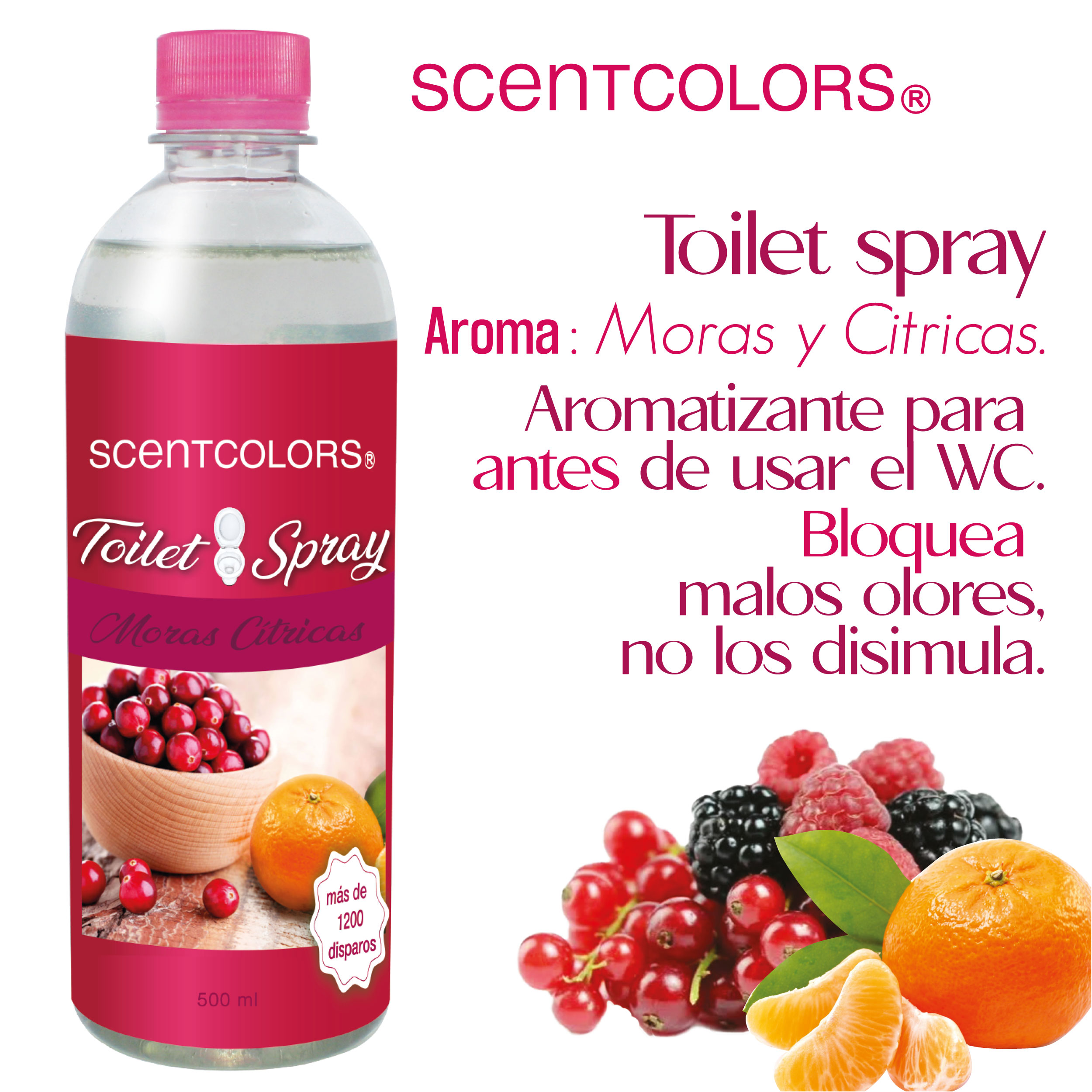 Foto 3 pulgar | Toilet Spray para Antes de Ir Al Baño Aromatizante para WC 500 ml