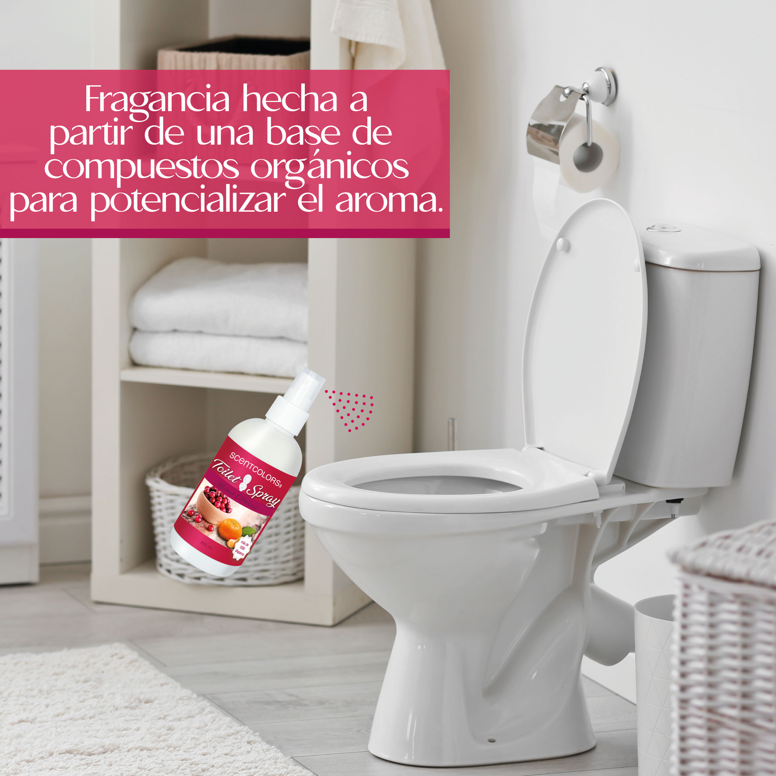 Foto 4 pulgar | Toilet Spray para Antes de Ir Al Baño Aromatizante para WC 500 ml