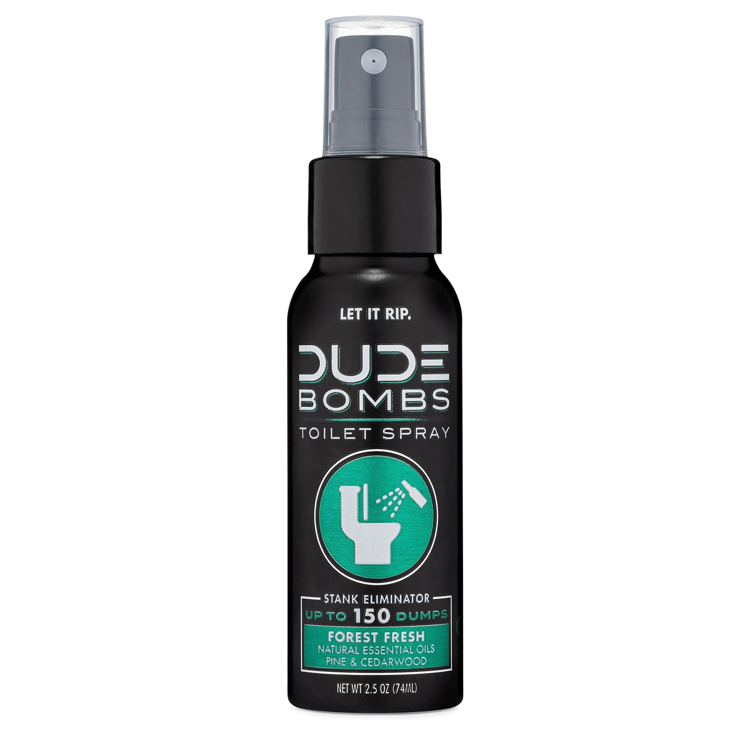 Foto 2 pulgar | Spray De Baño Dude Bombs Forest Fresh, Eliminador De Olores, 75 Ml - Venta Internacional.