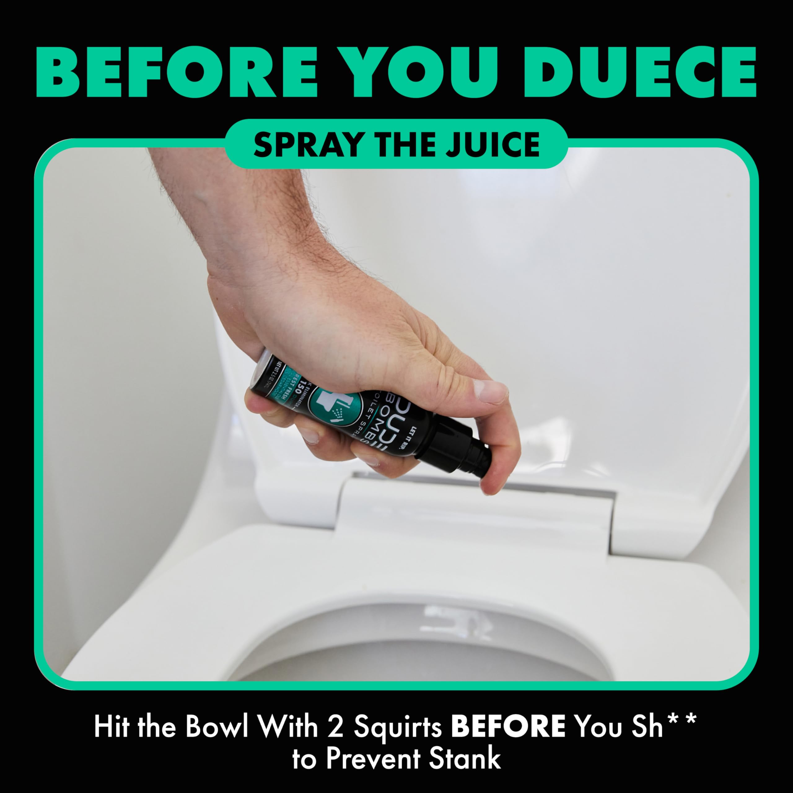 Foto 3 pulgar | Spray De Baño Dude Bombs Forest Fresh, Eliminador De Olores, 75 Ml - Venta Internacional.