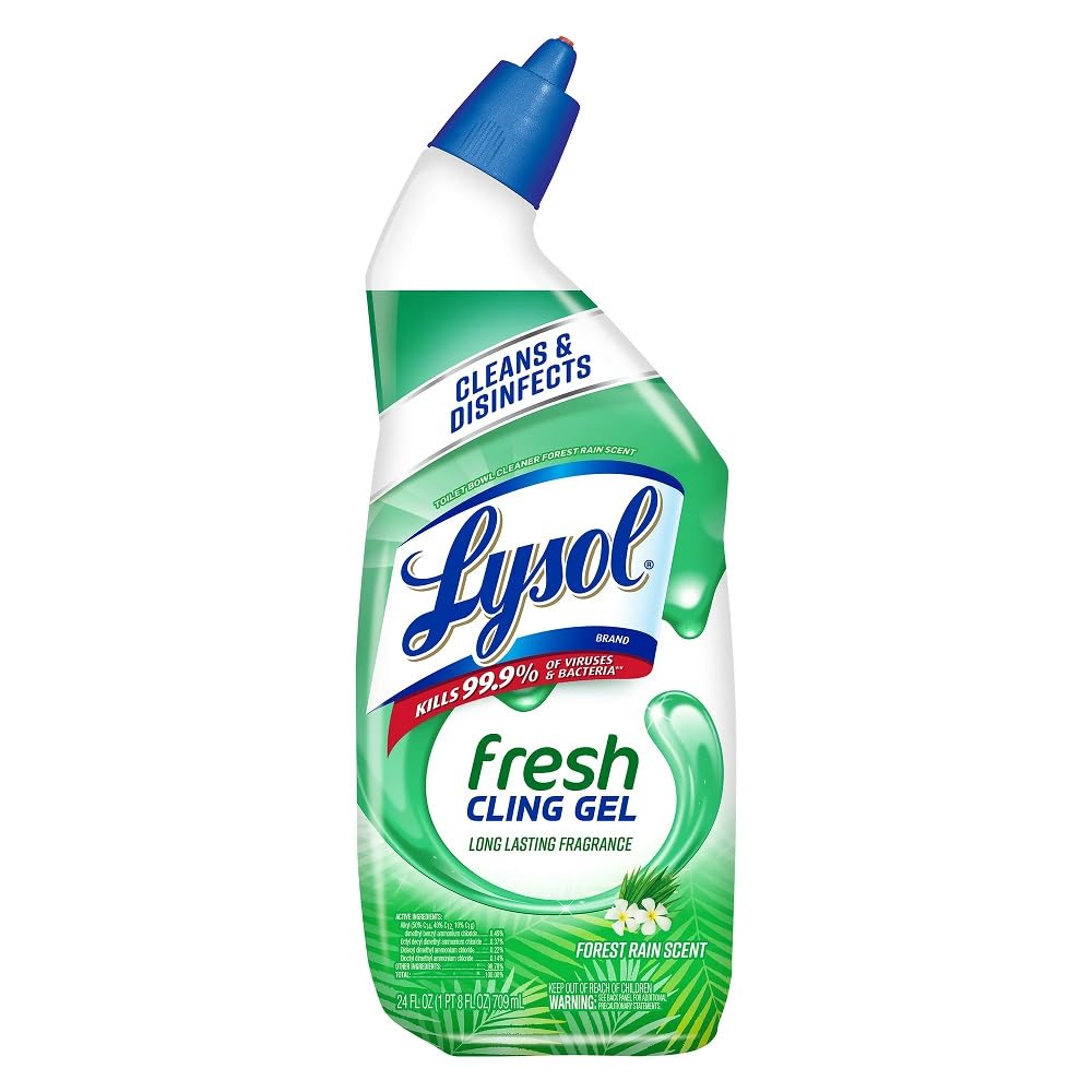 Foto 1 | Limpiador Para Inodoros Lysol Gel Forest Rain Scent 710 Ml - Venta Internacional.