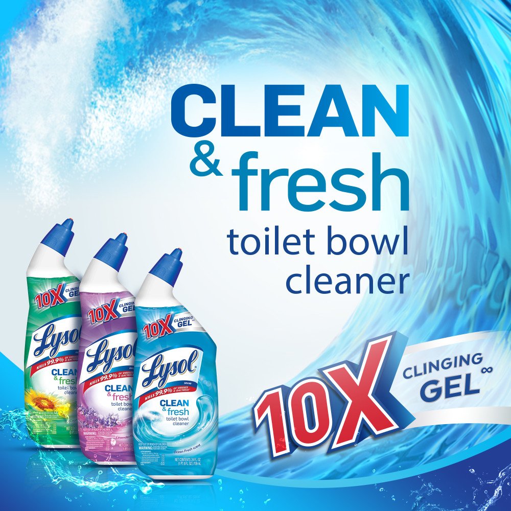 Foto 3 pulgar | Limpiador Para Inodoros Lysol Gel Forest Rain Scent 710 Ml - Venta Internacional.