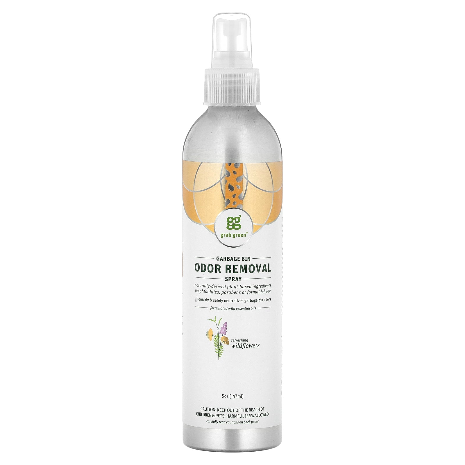 Spray Eliminador De Olores Para Cubos De Basura, Recoge Flores Silvestres Verdes Y Refrescantes - Venta Internacional. $626