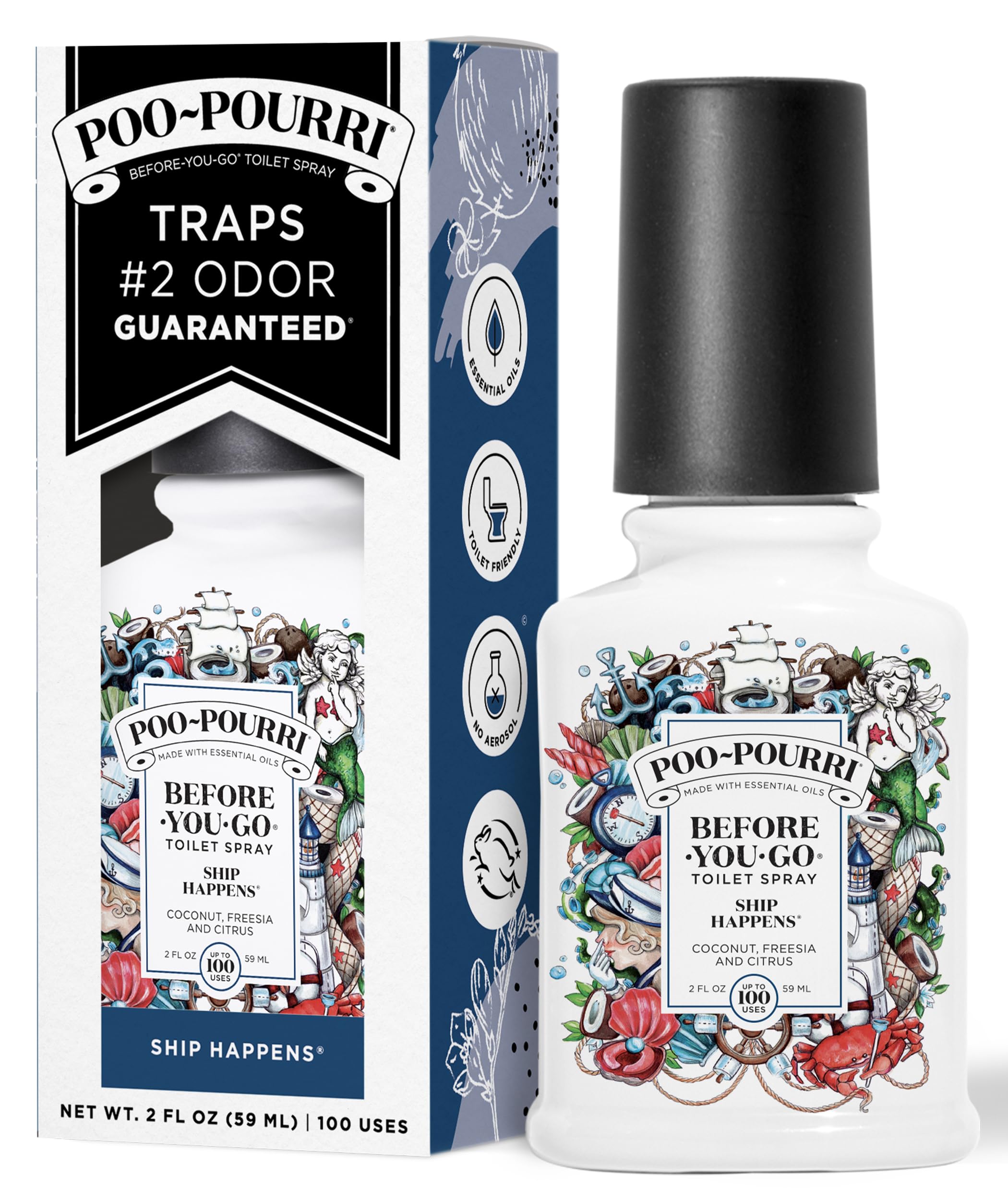 Foto 2 pulgar | Spray Higiénico Poo-pourri Before-you-go Ship Happens  60 Ml - Venta Internacional.