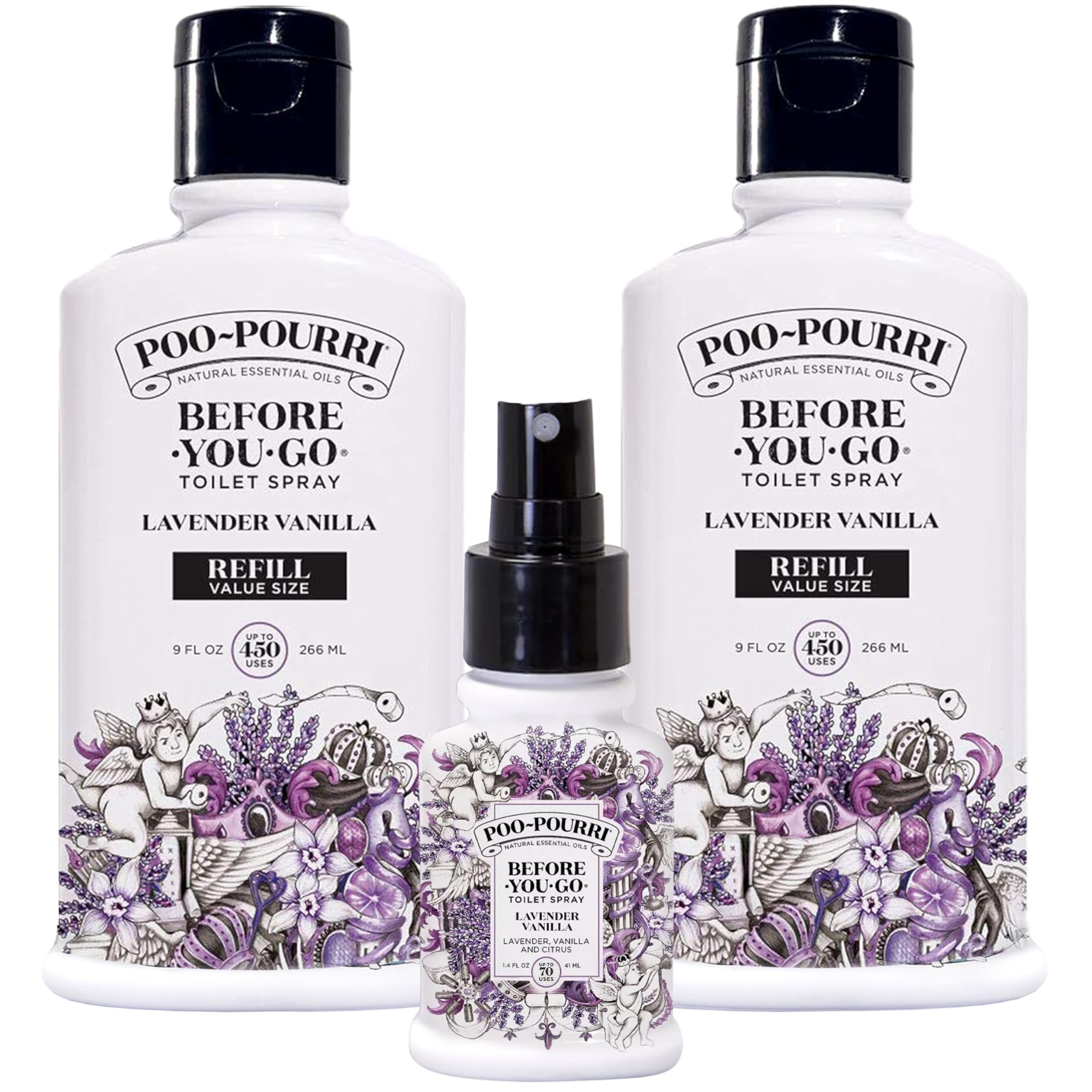 Foto 2 pulgar | Spray De Baño Poo-pourri  Recambio De Lavanda Y Vainilla  265 Ml + 40 Ml - Venta Internacional.
