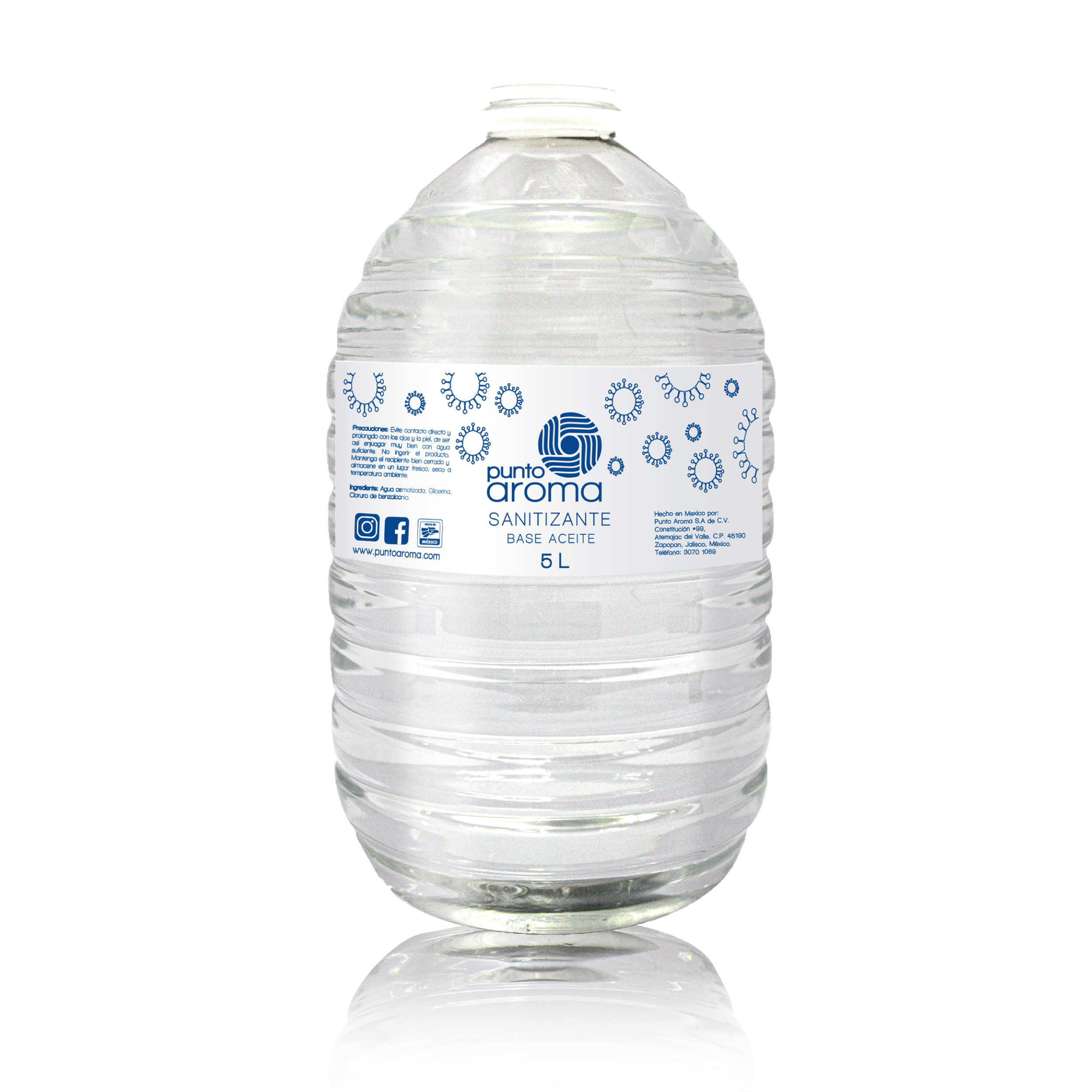 Foto 2 pulgar | Desinfectante Líquido Base Aceite para Pulverizar Punto Aroma Contenido 5l