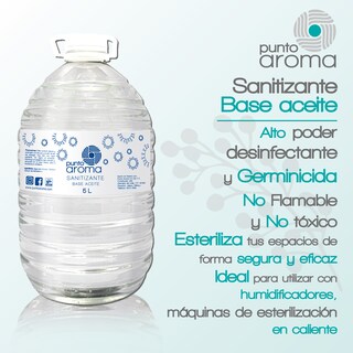 Foto 2 | Desinfectante Líquido Base Aceite para Pulverizar Punto Aroma Contenido 5l