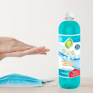 Foto 3 | Desinfectante Liquido Pure Multiusos Antibacterial Premium de 900 ml
