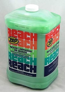Foto 1 | Limpiador De Manos Zep Reach, Jabón De Piedra Pómez, 4 X 3,78 L, Sin Fosfatos - Venta Internacional.