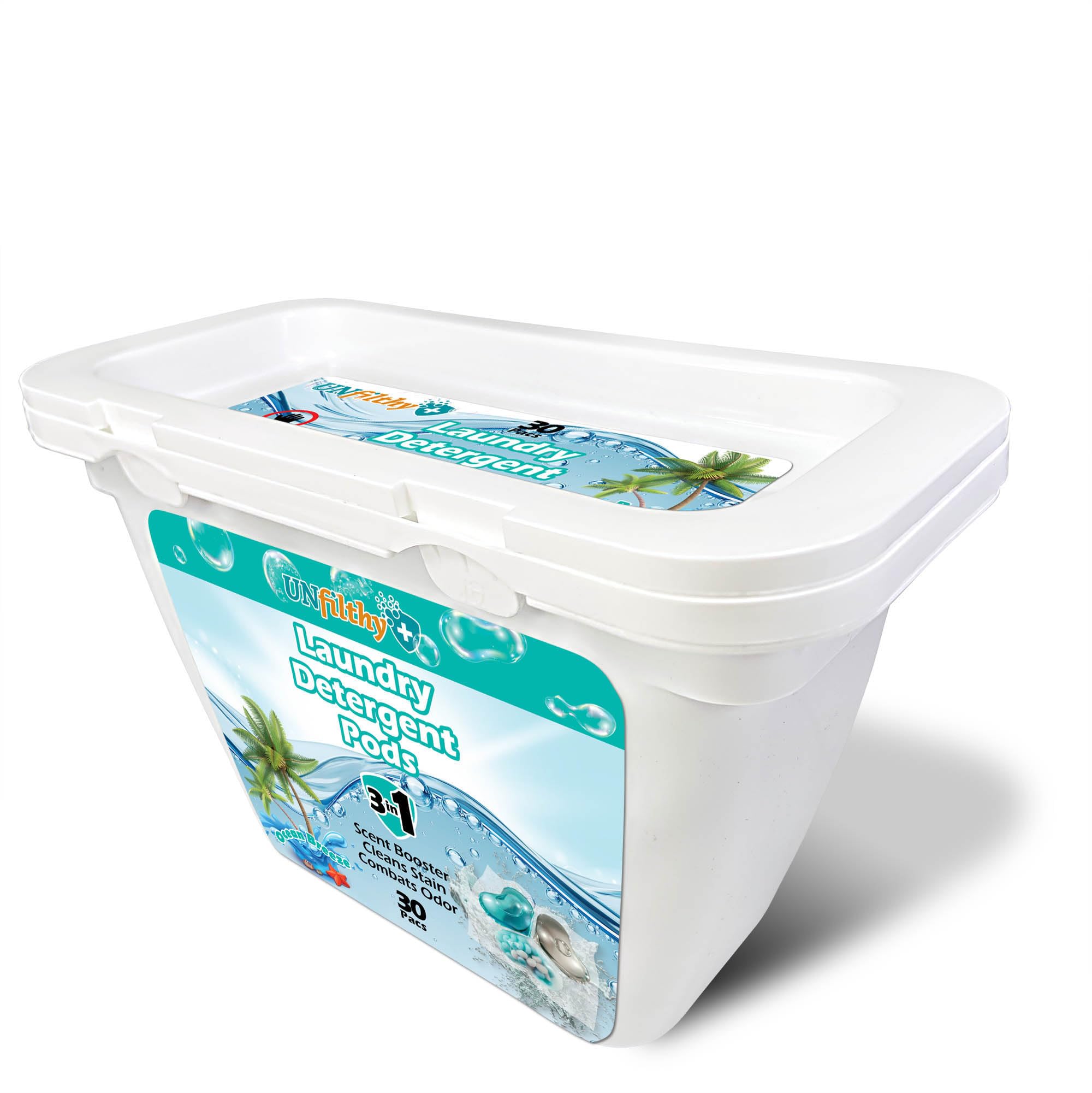 Foto 3 pulgar | Laundry Pacs Unfilthy Concentrated Ocean Breeze (30 Unidades) - Venta Internacional.