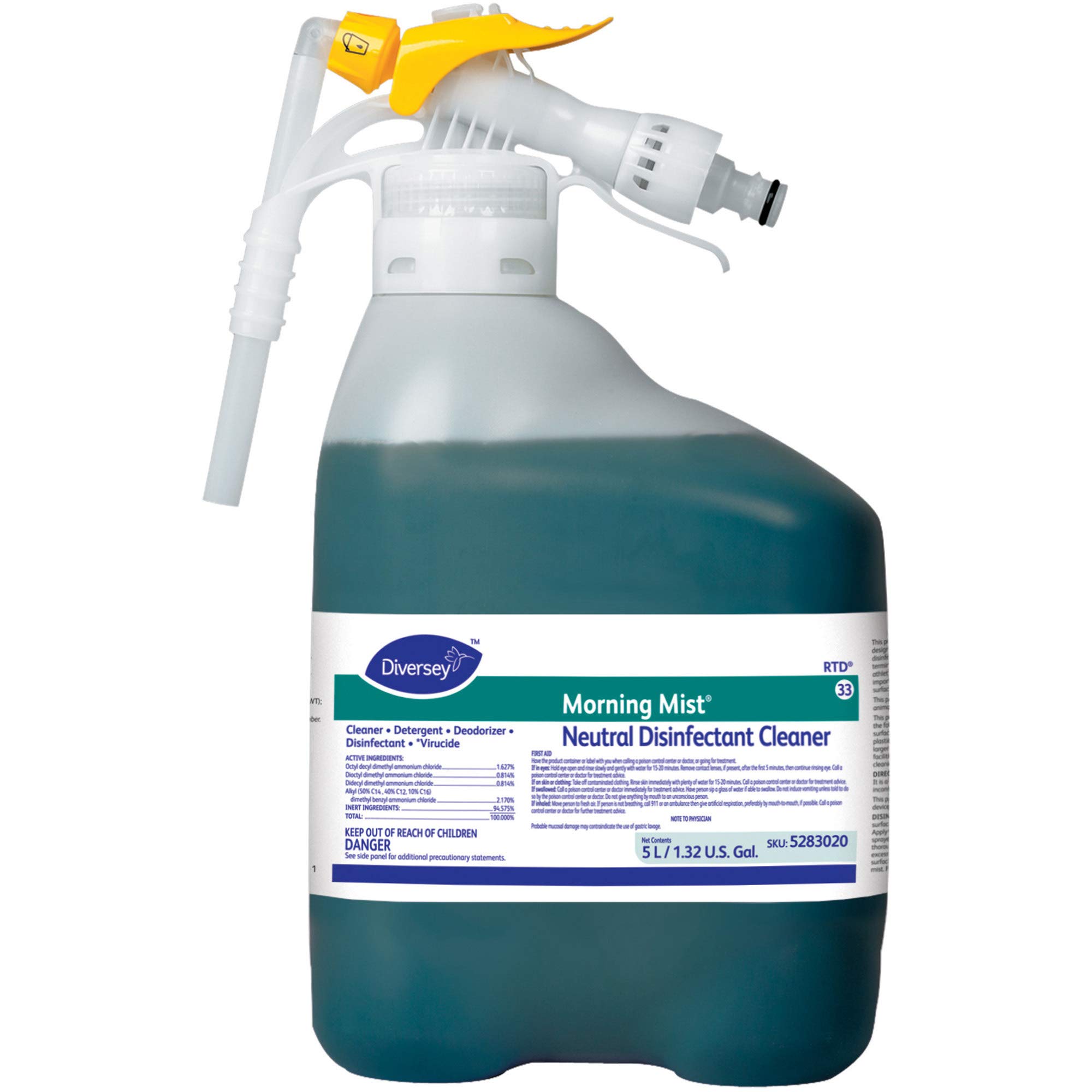 Foto 2 pulgar | Limpiador Desinfectante Diversey Quaternary 5283020 5.5 L - Venta Internacional.