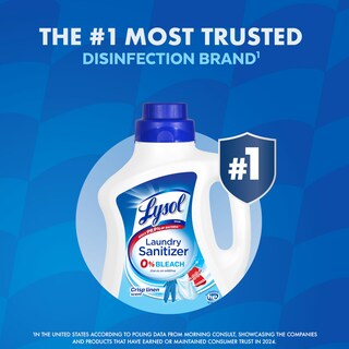 Foto 2 | Desinfectante Para Ropa Y Potenciador De Aromas Lysol Crisp Linen, 2,65 L - Venta Internacional.