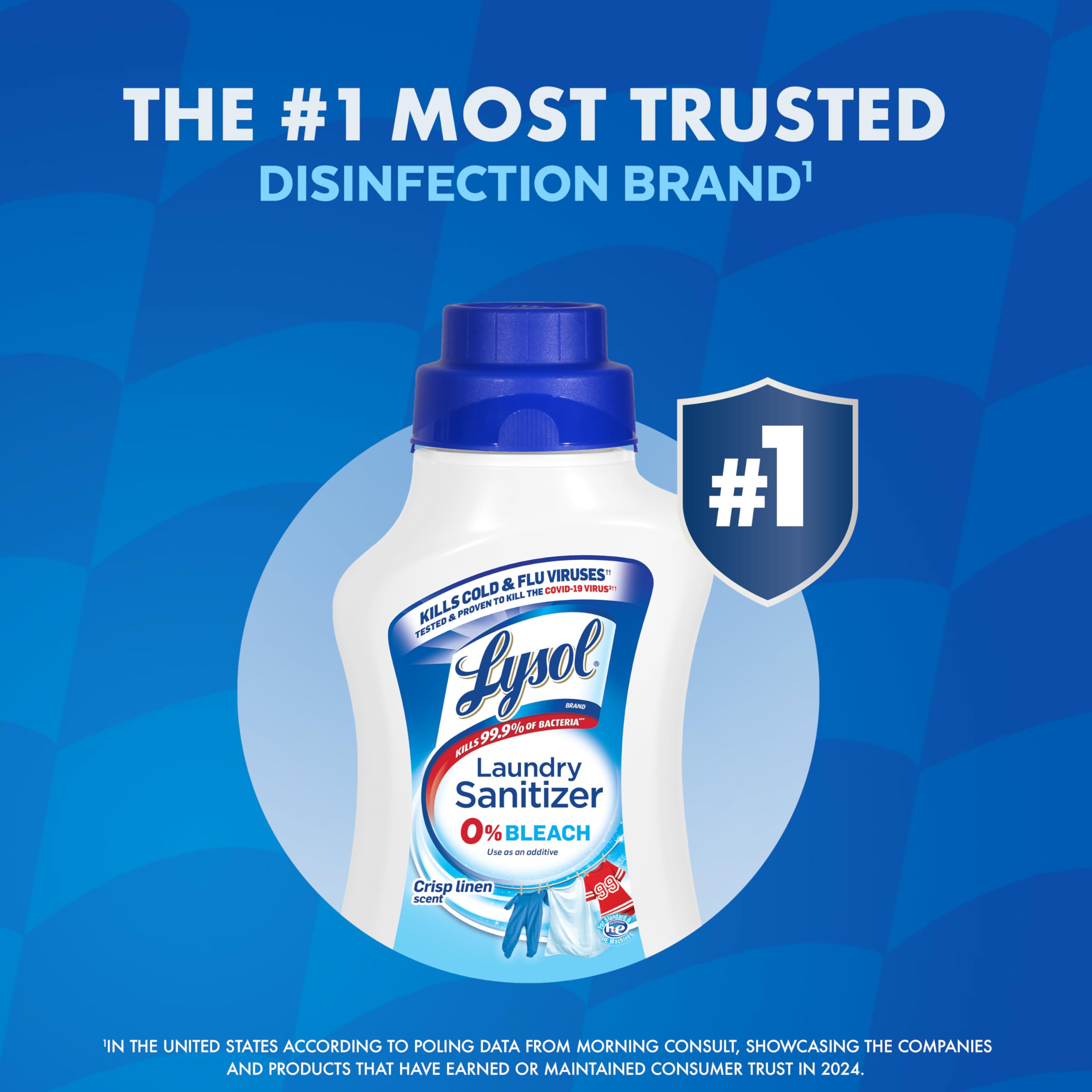 Foto 3 pulgar | Desinfectante Para Ropa Lysol, 1.2 L, Aroma A Lino Nítido - Venta Internacional.