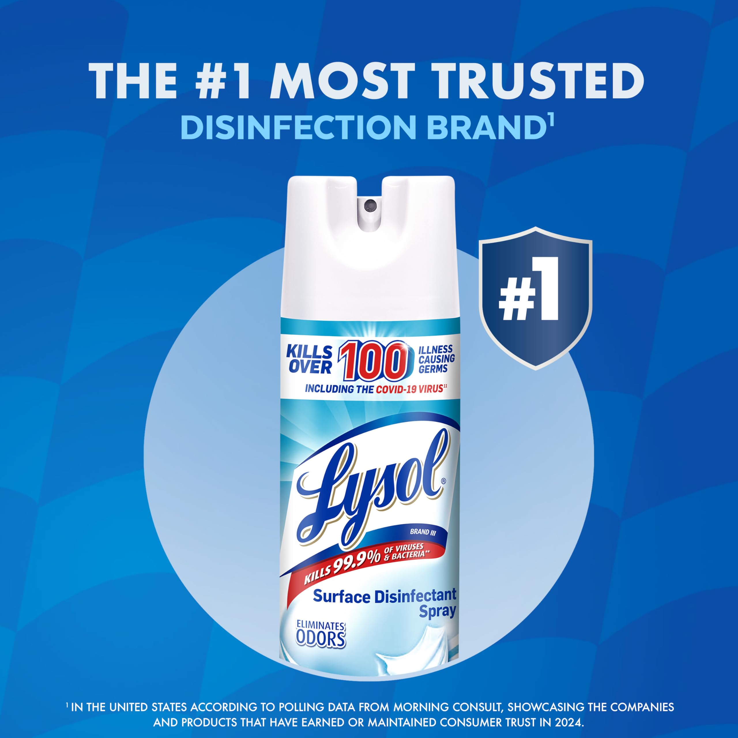 Foto 2 | Spray Desinfectante Lysol Household Cleaning 560 Ml Crisp Linen - Venta Internacional.