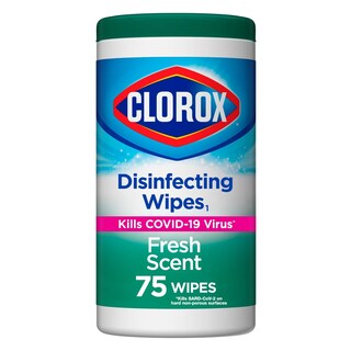 Foto 1 | Toallitas Desinfectantes Clorox Fresh Scent 75 Unidades (el Paquete Varía) - Venta Internacional.