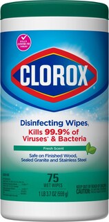 Foto 2 | Toallitas Desinfectantes Clorox Fresh Scent 75 Unidades (el Paquete Varía) - Venta Internacional.