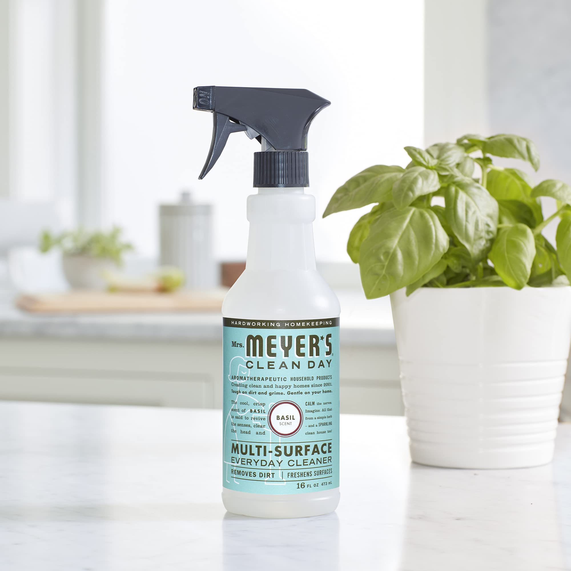 Foto 8 pulgar | Spray Limpiador Multiusos Mrs. Meyer's Clean Day Basil 500 Ml X 3 - Venta Internacional.