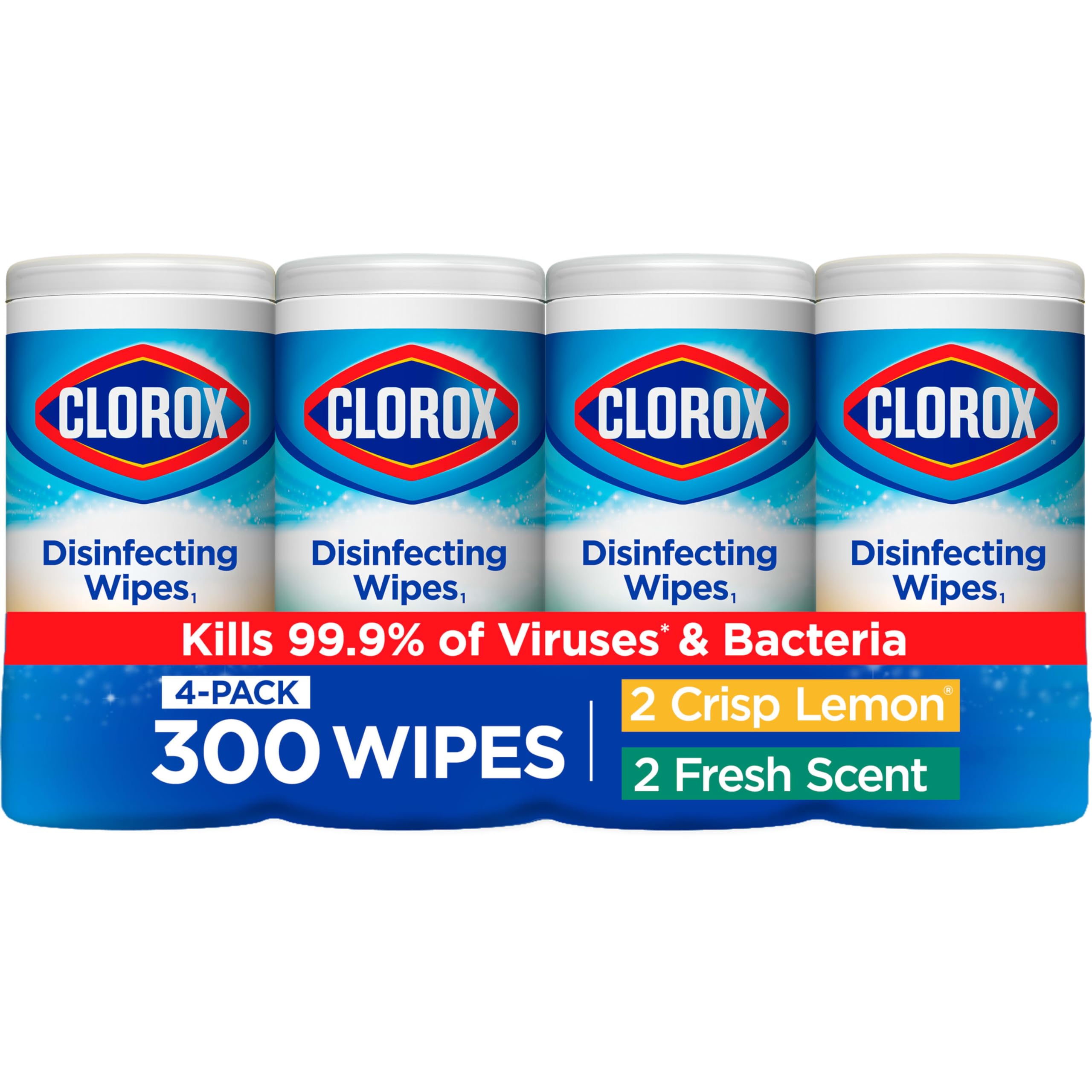 Foto 1 | Toallitas Desinfectantes Clorox Value Pack  75 Unidades X 4 - Venta Internacional.