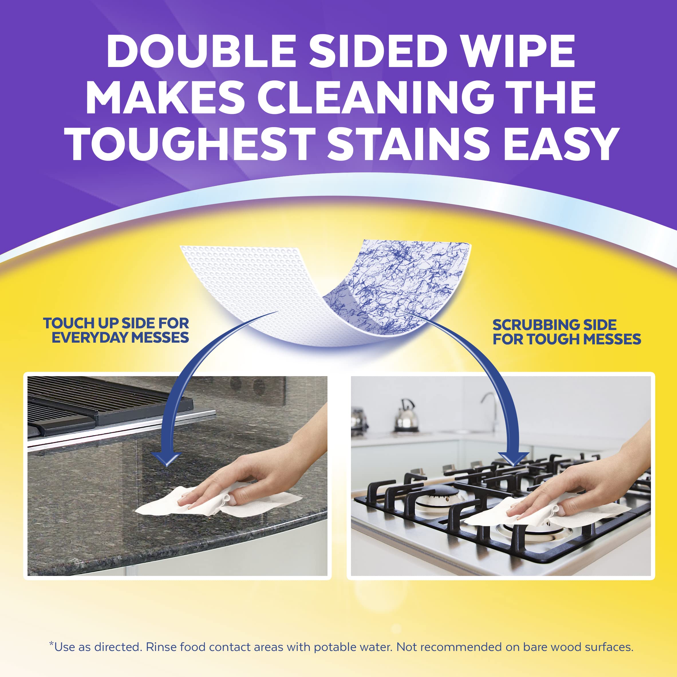 Foto 4 pulgar | Toallitas Desinfectantes Lysol Dual Action Multi-surface 75 Quilates X4 - Venta Internacional.