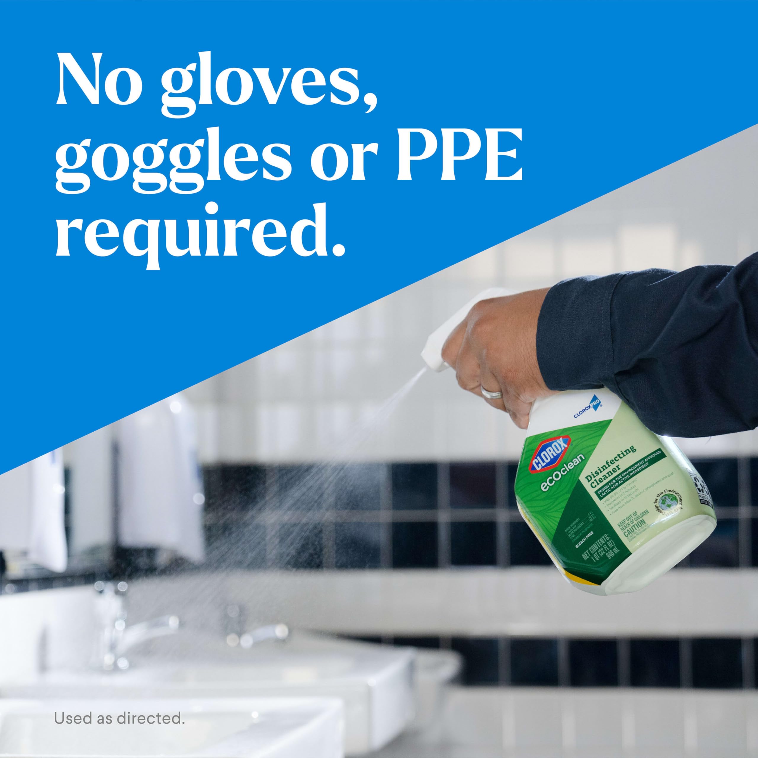 Foto 7 pulgar | Recambio De Limpiador Desinfectante Clorox Cloroxpro Ecoclean 3.8l - Venta Internacional.