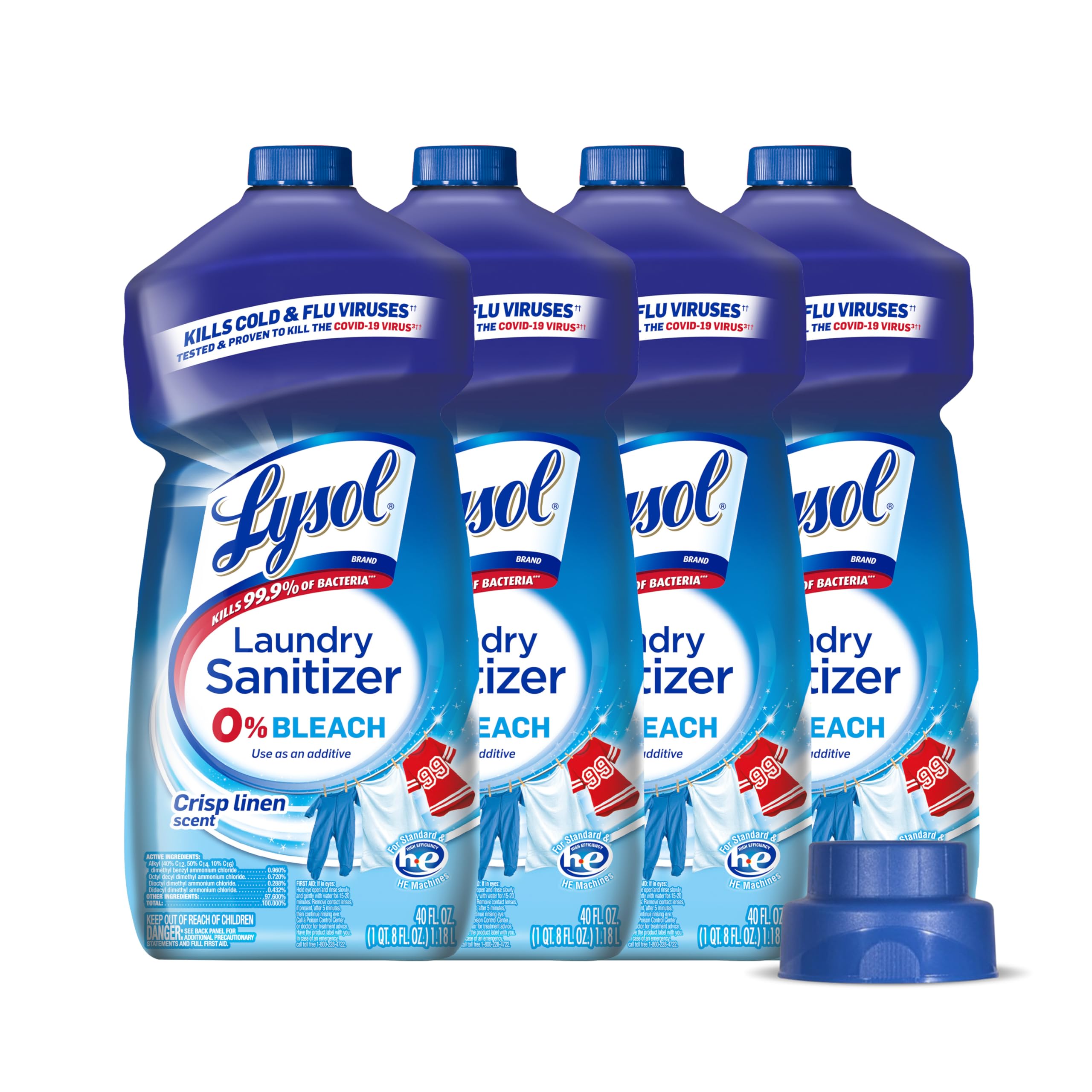 Foto 2 pulgar | Desinfectante Para Ropa Lysol  1.18 L (paquete De 4) - Venta Internacional.