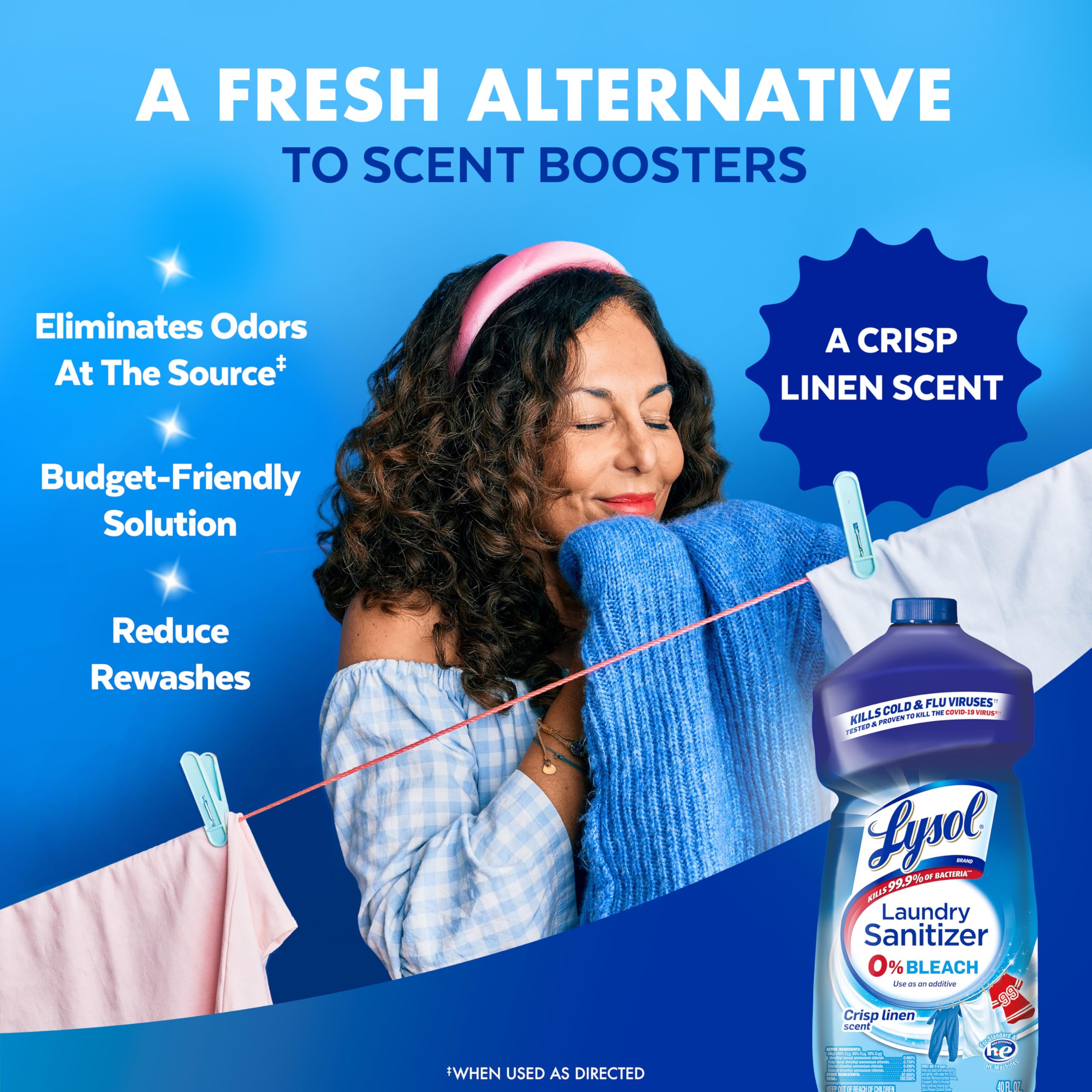 Foto 6 pulgar | Desinfectante Para Ropa Lysol  1.18 L (paquete De 4) - Venta Internacional.