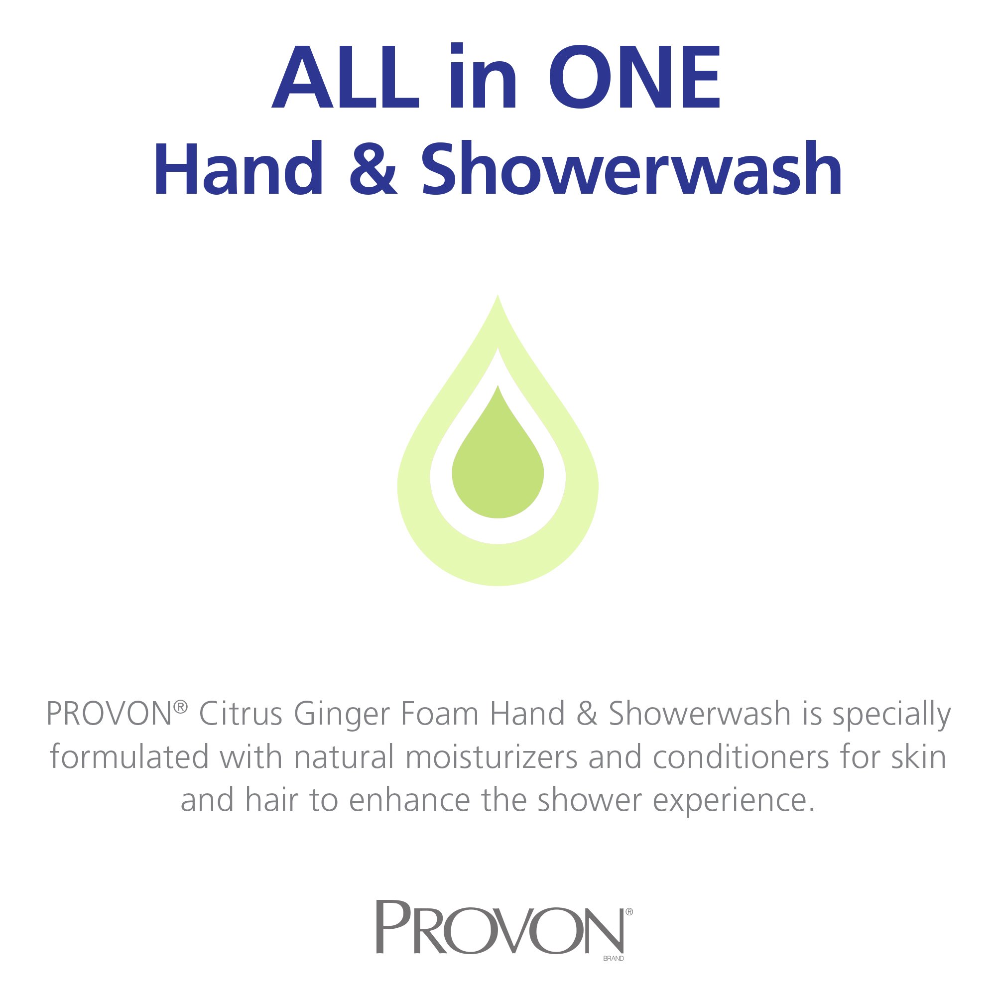 Foto 7 pulgar | Recambio De Jabón Para Manos Y Ducha Gojo Provon Citrus Ginger 1250 Ml - Venta Internacional.