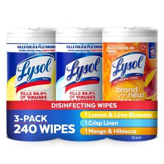 Foto 1 | Toallitas Desinfectantes Lysol Multi-surface Cleaning 240 Unidades - Venta Internacional.
