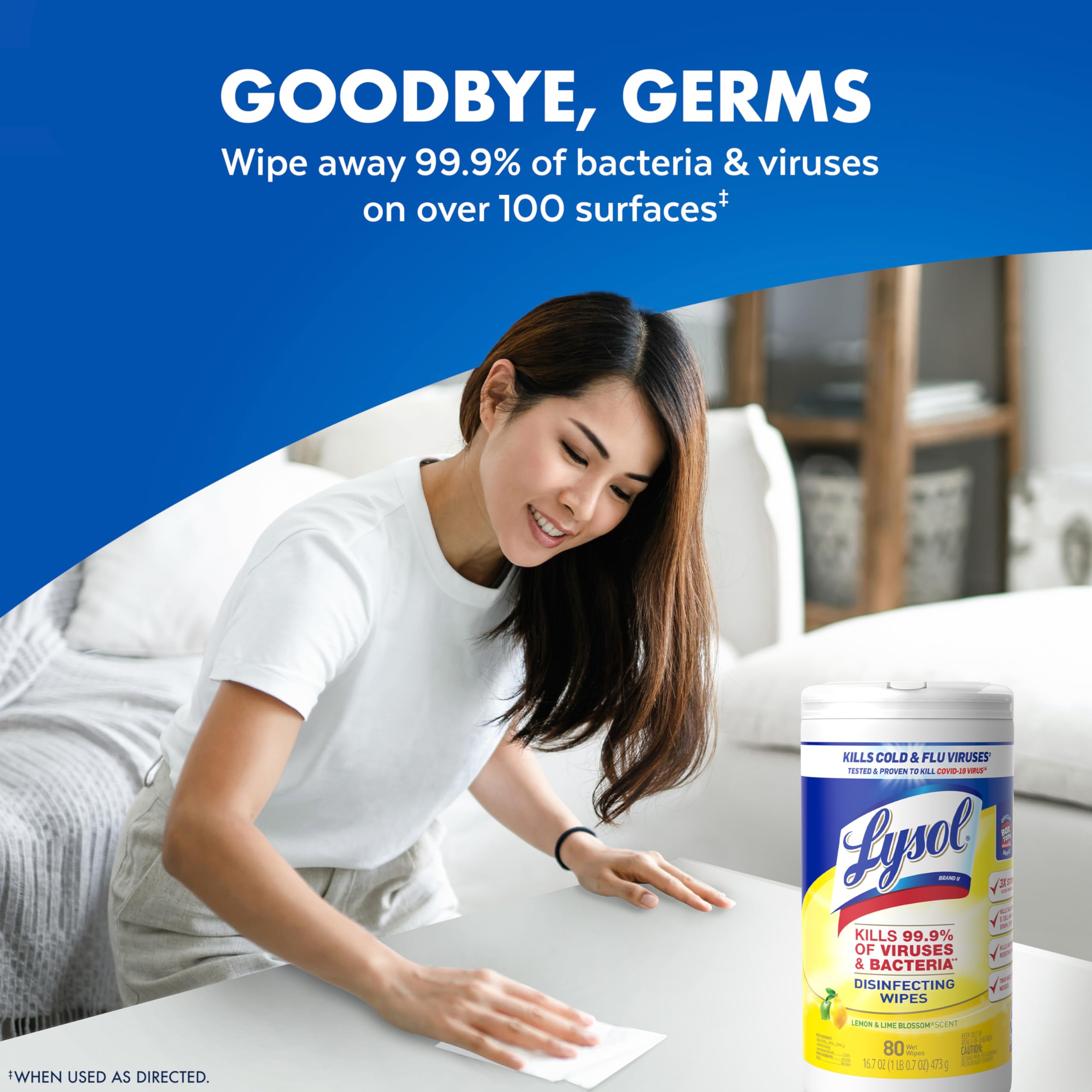 Foto 6 pulgar | Toallitas Desinfectantes Lysol Multi-surface Cleaning 240 Unidades - Venta Internacional.