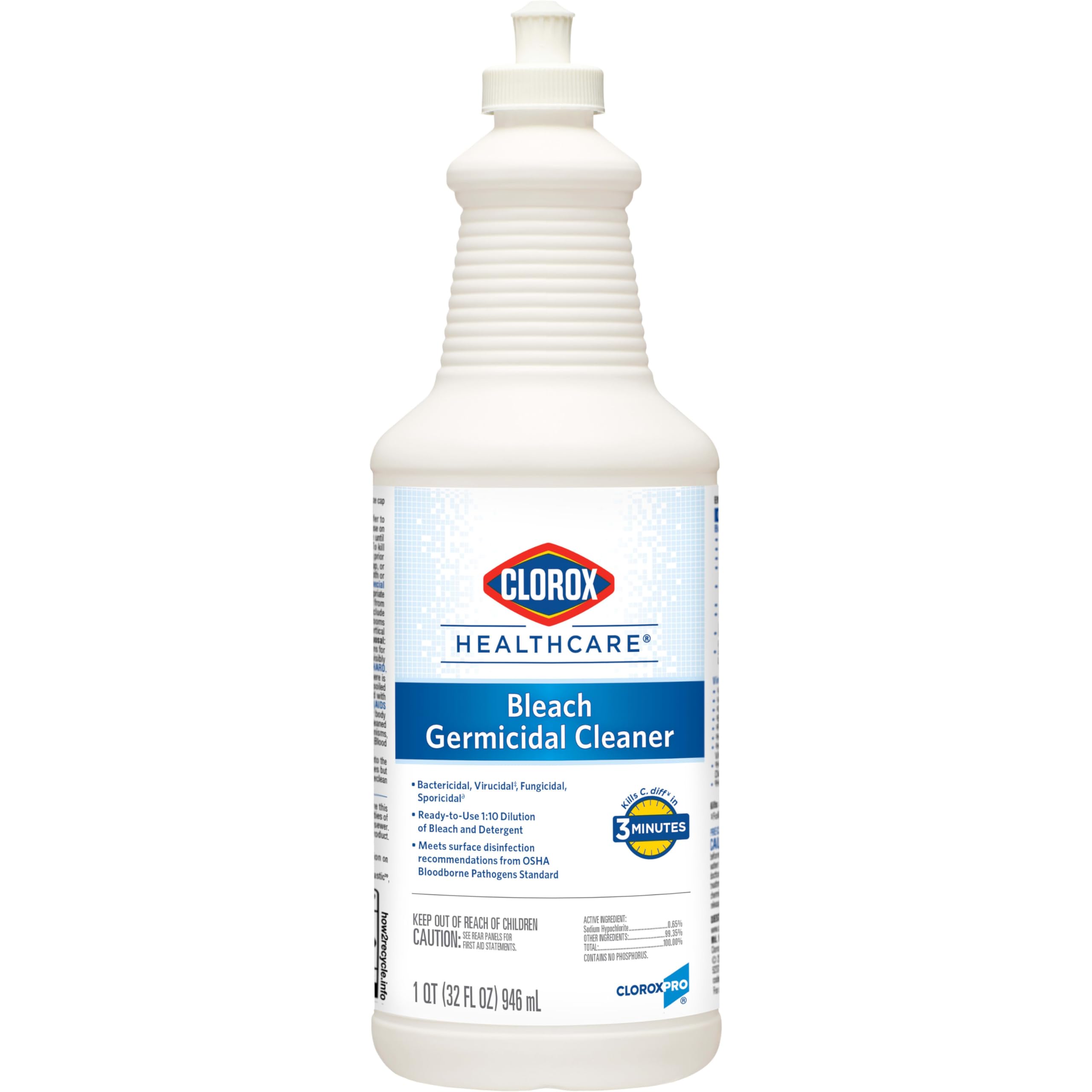 Foto 2 pulgar | Limpiador Desinfectante Clorox Healthcare Bleach 946 Ml - Venta Internacional.