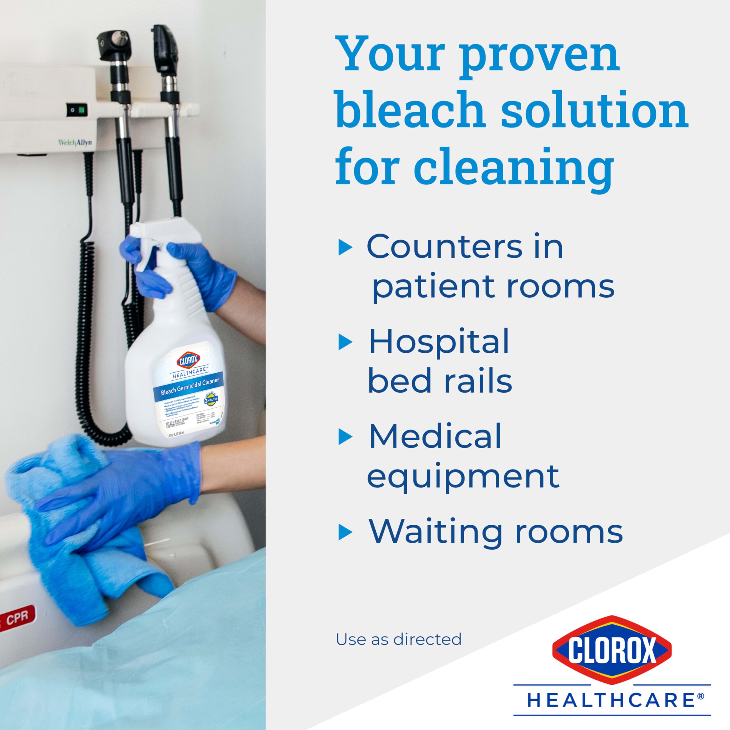 Foto 7 pulgar | Limpiador Desinfectante Clorox Healthcare Bleach 946 Ml - Venta Internacional.