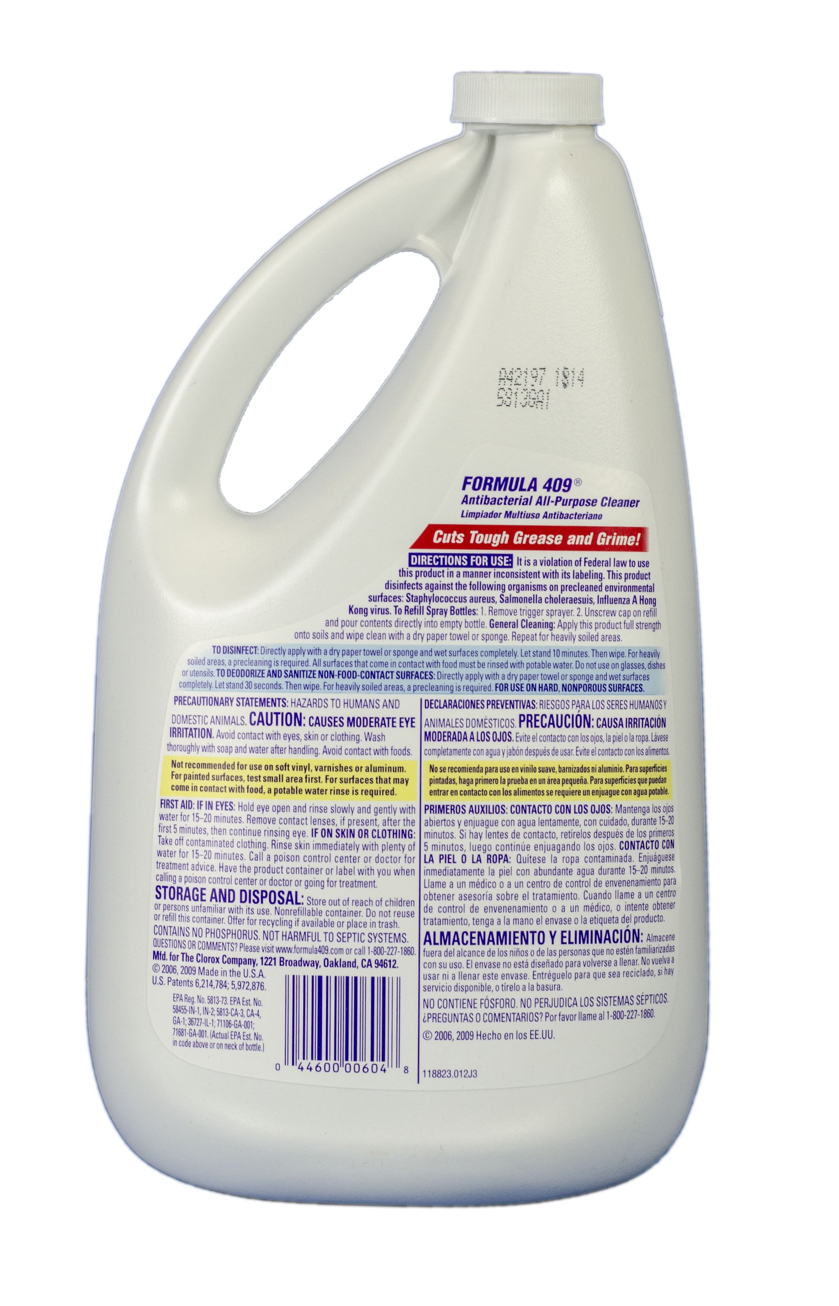 Foto 3 pulgar | Limpiador Multiusos Clorox Formula 409 Antibacterial 1.89l - Venta Internacional.