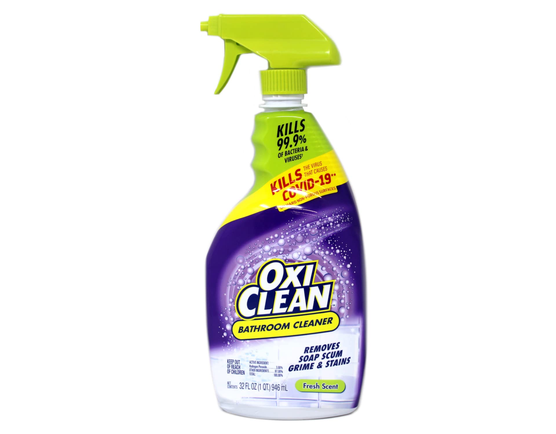 Foto 2 pulgar | Limpiador De Baño En Aerosol Oxiclean Fresh Scent 946 Ml - Venta Internacional.