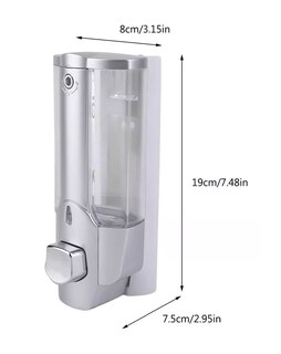 Foto 2 | Dispensador BELUG Transparente de Jabón Líquido o Gel de Alcohol 2 PZAS