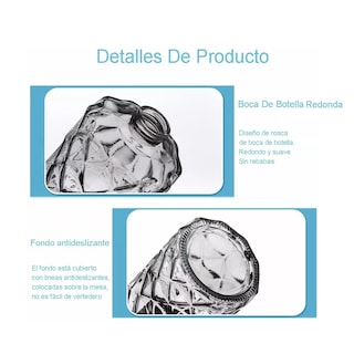 Foto 2 | Dispensador de Jabón Gris 330 ml de Vidrio