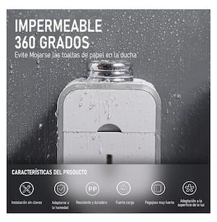 Foto 6 | Dispensador de Papel Higiénico con Soporte Cajon