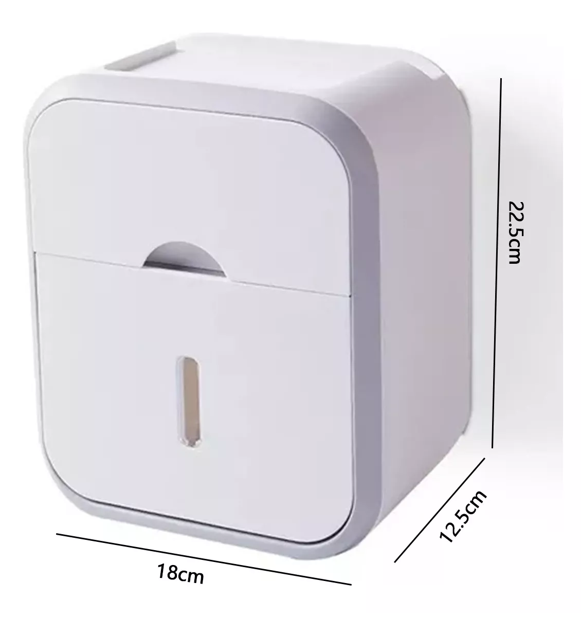 Foto 3 pulgar | Dispensador de Papel Higienico con Soporte Cajon