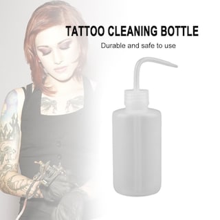 Foto 2 | Botella Limpiadora De Tatuajes De Plástico Blando De 250 Ml Con Marcas De Escala - Venta Internacional.