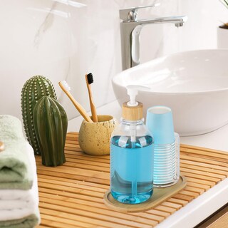 Foto 6 | Dispensador De Enjuague Bucal Tbestmax Con Portavasos, 500 Ml, Recargable - Venta Internacional.