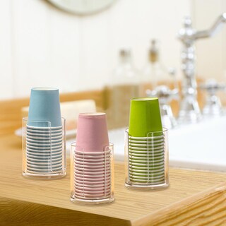 Foto 5 | Dispensador De Vasos De Baño Tbestmax De 90 Ml Para Almacenamiento En Encimera, 3 Unidades - Venta Internacional.