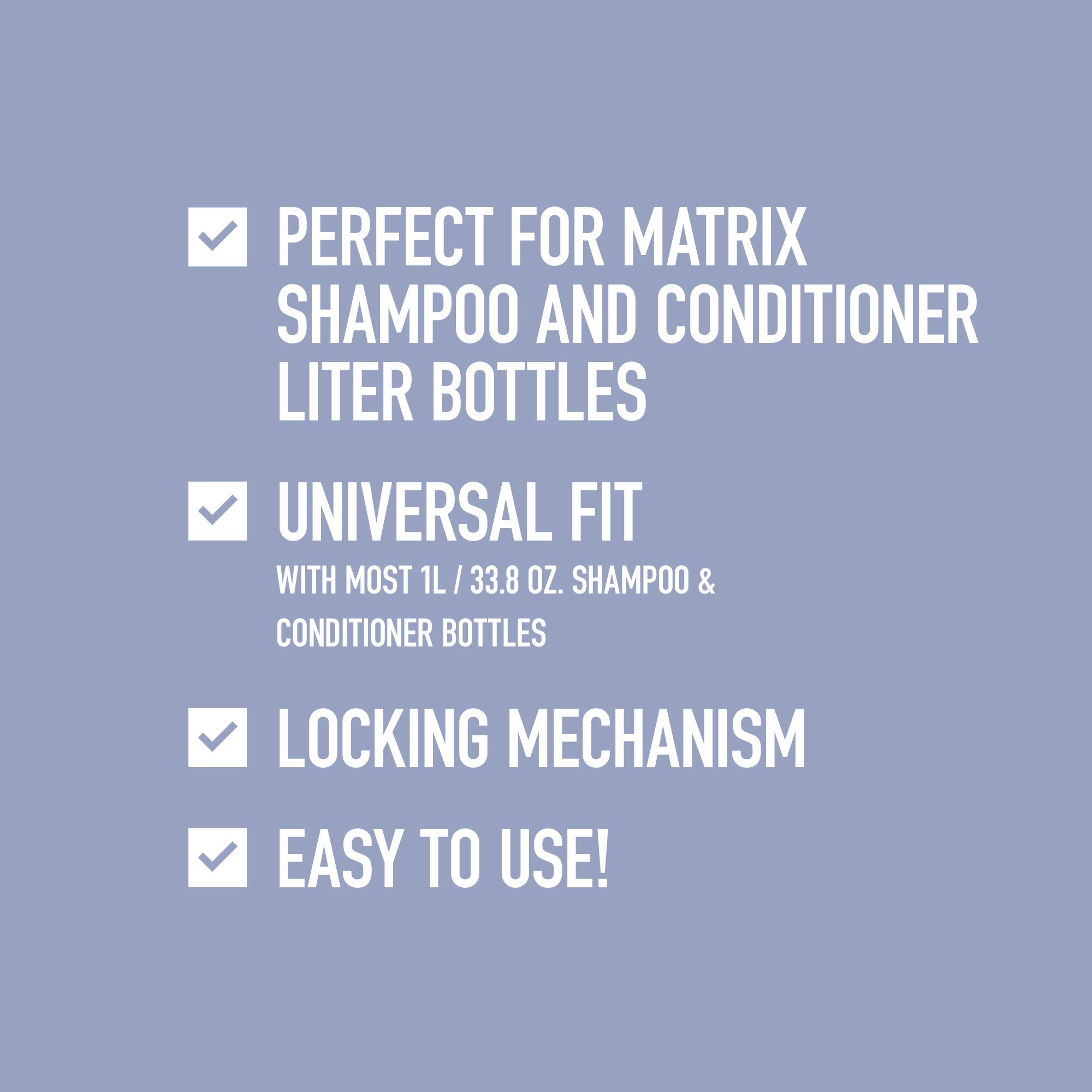 Foto 3 | Bomba Dosificadora Matrix Universal Para Champú Y Acondicionador - Venta Internacional.