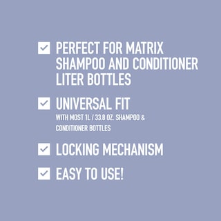 Foto 3 | Bomba Dosificadora Matrix Universal Para Champú Y Acondicionador - Venta Internacional.