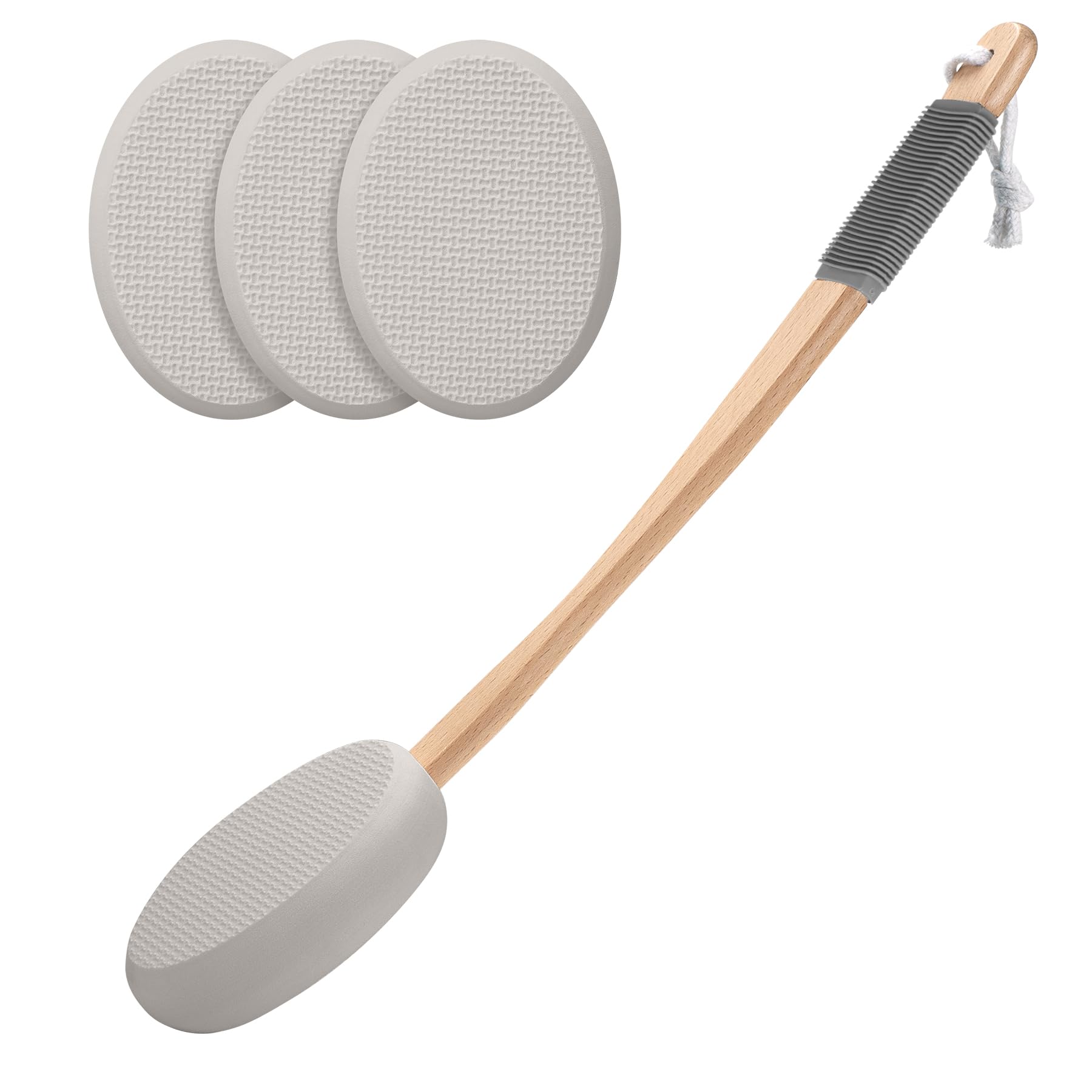Foto 1 | Aplicador De Loción Amazerbath Para Espalda Y Pies Con 4 Almohadillas  Color Gris - Venta Internacional.