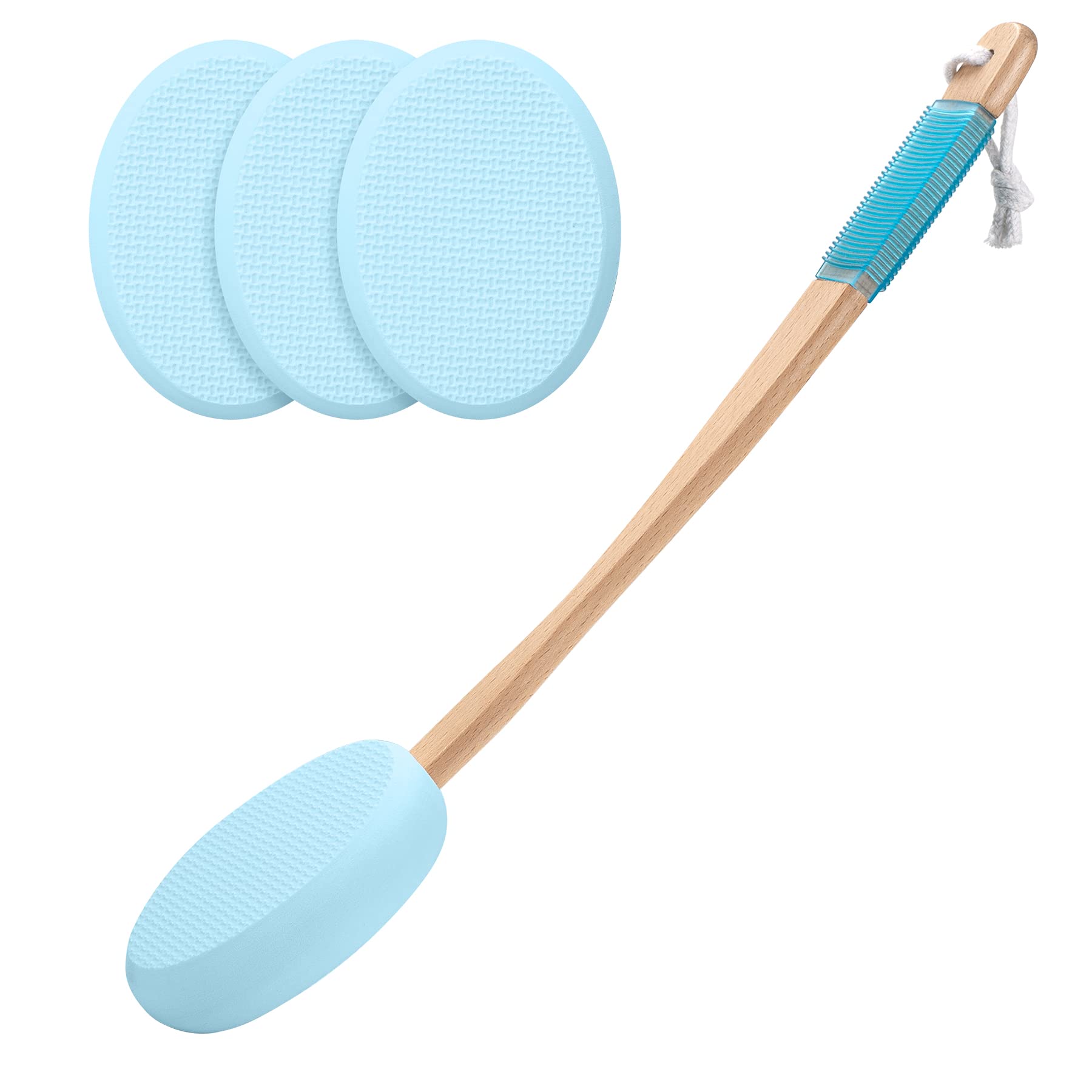 Foto 1 | Aplicador De Loción Amazerbath Para Espalda Y Pies Con 4 Almohadillas  Color Azul - Venta Internacional.