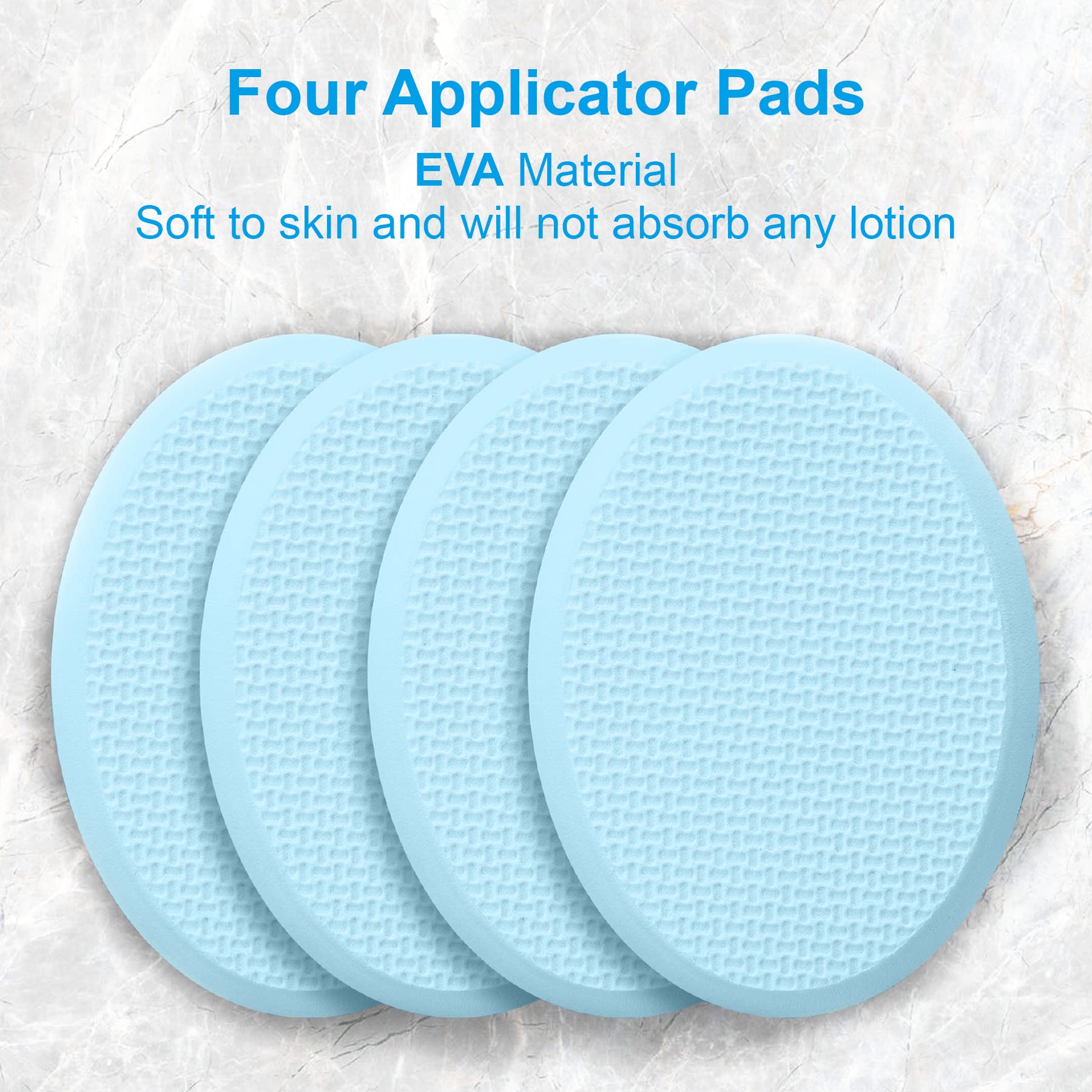 Foto 7 pulgar | Aplicador De Loción Amazerbath Para Espalda Y Pies Con 4 Almohadillas  Color Azul - Venta Internacional.