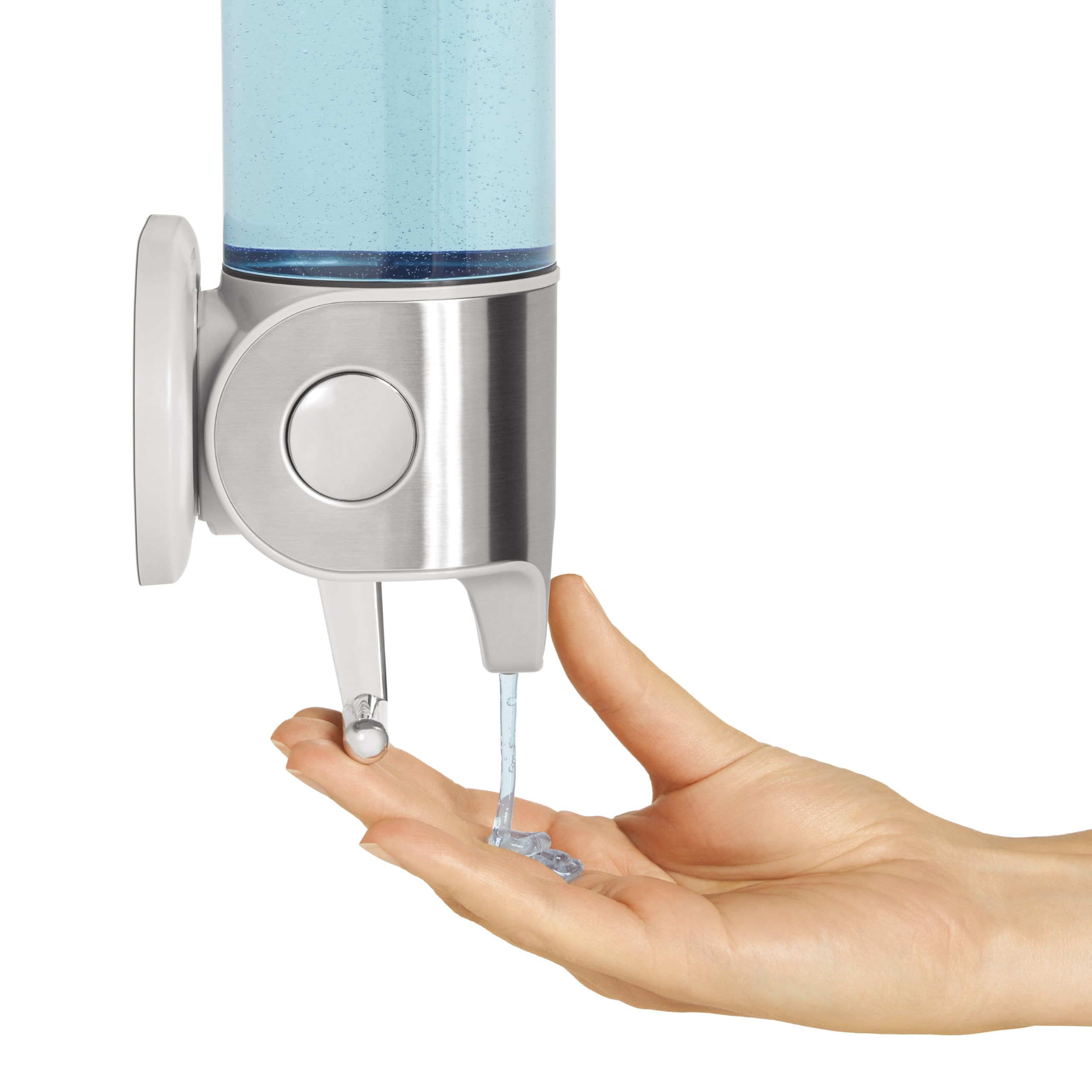 Foto 2 | Bomba De Ducha Simplehuman De Doble Montaje En Pared  450 Ml  Acero Inoxidable - Venta Internacional.