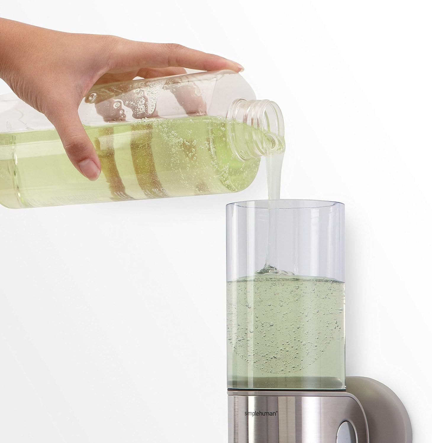 Foto 3 | Bomba De Ducha Simplehuman De Doble Montaje En Pared  450 Ml  Acero Inoxidable - Venta Internacional.