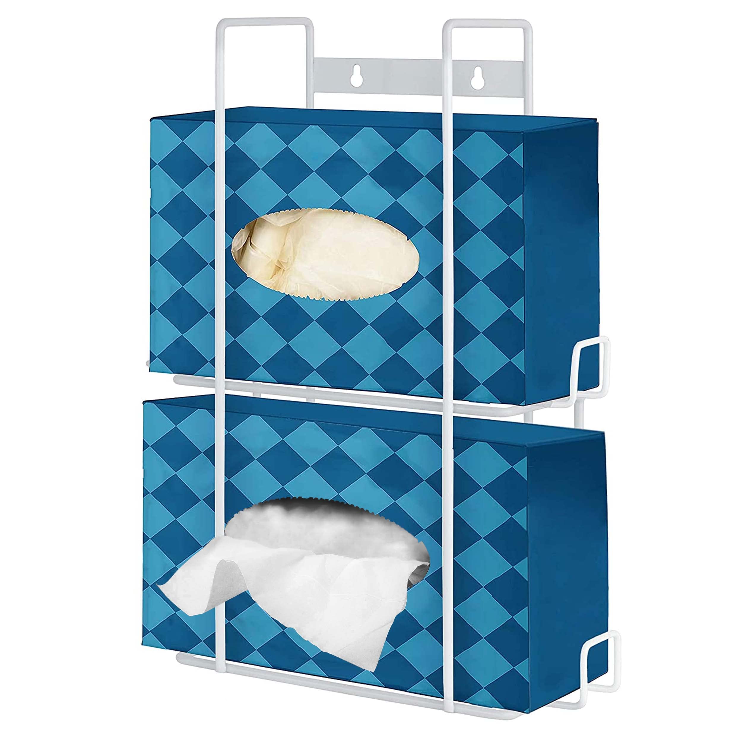 Foto 2 pulgar | Dispensador De Guantes Stock Your Home  Soporte De Pared Doble De Metal Blanco - Venta Internacional.